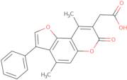 (4,9-Dimethyl-7-oxo-3-phenyl-7H-furo[2,3-f]chromen-8-yl)acetic acid