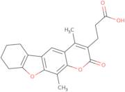 3-(4,11-Dimethyl-2-oxo-6,7,8,9-tetrahydro-2H-[1]benzofuro[3,2-g]chromen-3-yl)propanoic acid