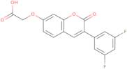 {[3-(3,5-Difluorophenyl)-2-oxo-2H-chromen-7-yl]oxy}acetic acid