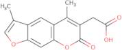 (3,5-Dimethyl-7-oxo-7H-furo[3,2-g]chromen-6-yl)acetic acid