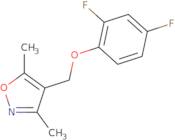 4-[(2,4-Difluorophenoxy)methyl]-3,5-dimethylisoxazole