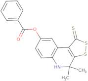 4,4-Dimethyl-1-thioxo-4,5-dihydro-1H-[1,2]dithiolo[3,4-c]quinolin-8-yl benzoate