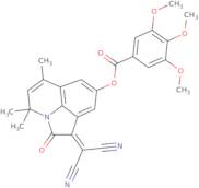 1-(Dicyanomethylene)-4,4,6-trimethyl-2-oxo-1,2-dihydro-4H-pyrrolo[3,2,1-ij]quinolin-8-yl 3,4,5-trimethoxybenzoate