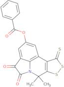 7,7-Dimethyl-4,5-dioxo-10-thioxo-4,5,7,10-tetrahydro[1,2]dithiolo[3,4-c]pyrrolo[3,2,1-ij]quinoli...