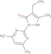 1-(4,6-Dimethylpyrimidin-2-yl)-4-ethyl-3-methyl-1H-pyrazol-5-ol