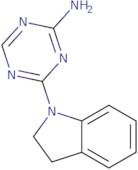 4-(2,3-Dihydro-1H-indol-1-yl)-1,3,5-triazin-2-amine