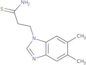 3-(5,6-Dimethyl-1H-benzimidazol-1-yl)propanethioamide