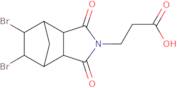 3-(5,6-Dibromo-1,3-dioxooctahydro-2H-4,7-methanoisoindol-2-yl)propanoic acid