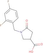 1-(2,4-Difluorobenzyl)-5-oxopyrrolidine-3-carboxylic acid