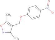 3,5-Dimethyl-4-[(4-nitrophenoxy)methyl]isoxazole