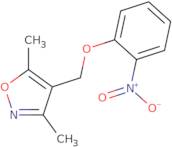 3,5-Dimethyl-4-[(2-nitrophenoxy)methyl]isoxazole