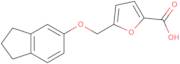 5-[(2,3-Dihydro-1H-inden-5-yloxy)methyl]-2-furoic acid