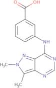 3-[(2,3-Dimethyl-2H-pyrazolo[4,3-d]pyrimidin-7-yl)amino]benzoic acid