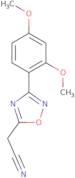 [3-(2,4-Dimethoxyphenyl)-1,2,4-oxadiazol-5-yl]acetonitrile