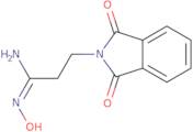 (1E)-3-(1,3-Dioxo-1,3-dihydro-2H-isoindol-2-yl)-N'-hydroxypropanimidamide