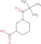 1-(2,2-Dimethylpropanoyl)piperidine-3-carboxylic acid