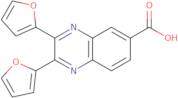 2,3-Di-2-furylquinoxaline-6-carboxylic acid