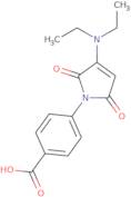 4-[3-(Diethylamino)-2,5-dioxo-2,5-dihydro-1H-pyrrol-1-yl]benzoic acid