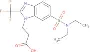 3-[6-[(Diethylamino)sulfonyl]-2-(trifluoromethyl)-1H-benzimidazol-1-yl]propanoic acid