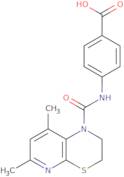 4-{[(6,8-Dimethyl-2,3-dihydro-1H-pyrido[2,3-b][1,4]thiazin-1-yl)carbonyl]amino}benzoic acid