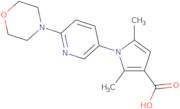 2,5-Dimethyl-1-(6-morpholin-4-ylpyridin-3-yl)-1H-pyrrole-3-carboxylic acid