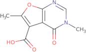 3,6-Dimethyl-4-oxo-3,4-dihydrofuro[2,3-d]pyrimidine-5-carboxylic acid