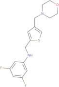 (3,5-Difluorophenyl){[4-(morpholin-4-ylmethyl)-2-thienyl]methyl}amine