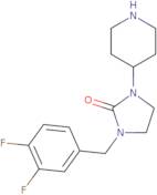 1-(3,4-Difluorobenzyl)-3-piperidin-4-ylimidazolidin-2-one