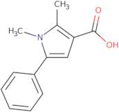 1,2-Dimethyl-5-phenyl-1H-pyrrole-3-carboxylic acid