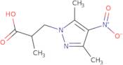 3-(3,5-Dimethyl-4-nitro-1H-pyrazol-1-yl)-2-methylpropanoic acid