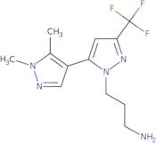 {3-[1',5'-Dimethyl-5-(trifluoromethyl)-1'H,2H-3,4'-bipyrazol-2-yl]propyl}amine