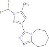 3-[1-(Difluoromethyl)-5-methyl-1H-pyrazol-3-yl]-6,7,8,9-tetrahydro-5H-[1,2,4]triazolo[4,3-a]azepine