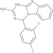 4-(2,4-Difluorophenyl)-1,4-dihydro[1,3,5]triazino[1,2-a]benzimidazol-2-amine