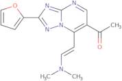 1-[7-[(E)-2-(Dimethylamino)vinyl]-2-(2-furyl)[1,2,4]triazolo[1,5-a]pyrimidin-6-yl]ethanone