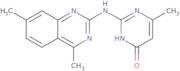 2-[(4,7-Dimethylquinazolin-2-yl)amino]-6-methylpyrimidin-4(3H)-one