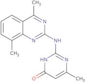 2-[(4,8-Dimethylquinazolin-2-yl)amino]-6-methylpyrimidin-4(3H)-one