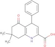 7,7-Dimethyl-5-oxo-4-phenyl-1,4,5,6,7,8-hexahydroquinoline-2-carboxylic acid