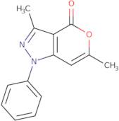 3,6-Dimethyl-1-phenylpyrano[4,3-c]pyrazol-4(1H)-one