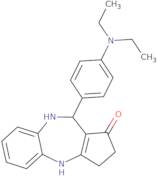 10-[4-(Diethylamino)phenyl]-3,4,9,10-tetrahydrobenzo[b]cyclopenta[e][1,4]diazepin-1(2H)-one