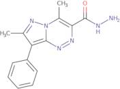 4,7-Dimethyl-8-phenylpyrazolo[5,1-c][1,2,4]triazine-3-carbohydrazide