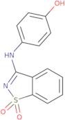 4-[(1,1-Dioxido-1,2-benzisothiazol-3-yl)amino]phenol