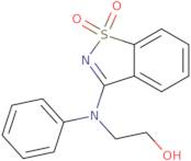 2-[(1,1-Dioxido-1,2-benzisothiazol-3-yl)(phenyl)amino]ethanol