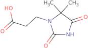 3-(5,5-Dimethyl-2,4-dioxoimidazolidin-1-yl)propanoic acid
