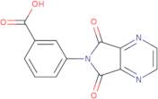 3-(5,7-Dioxo-5,7-dihydro-6H-pyrrolo[3,4-b]pyrazin-6-yl)benzoic acid