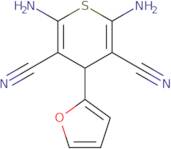 2,6-Diamino-4-(2-furyl)-4H-thiopyran-3,5-dicarbonitrile