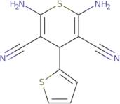 2,6-Diamino-4-(2-thienyl)-4H-thiopyran-3,5-dicarbonitrile