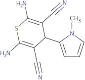 2,6-Diamino-4-(1-methyl-1H-pyrrol-2-yl)-4H-thiopyran-3,5-dicarbonitrile