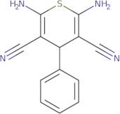 2,6-Diamino-4-phenyl-4H-thiopyran-3,5-dicarbonitrile