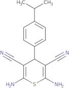 2,6-Diamino-4-(4-isopropylphenyl)-4H-thiopyran-3,5-dicarbonitrile
