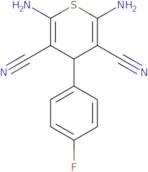 2,6-Diamino-4-(4-fluorophenyl)-4H-thiopyran-3,5-dicarbonitrile